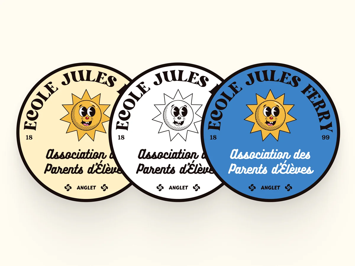 Version ronde du badge