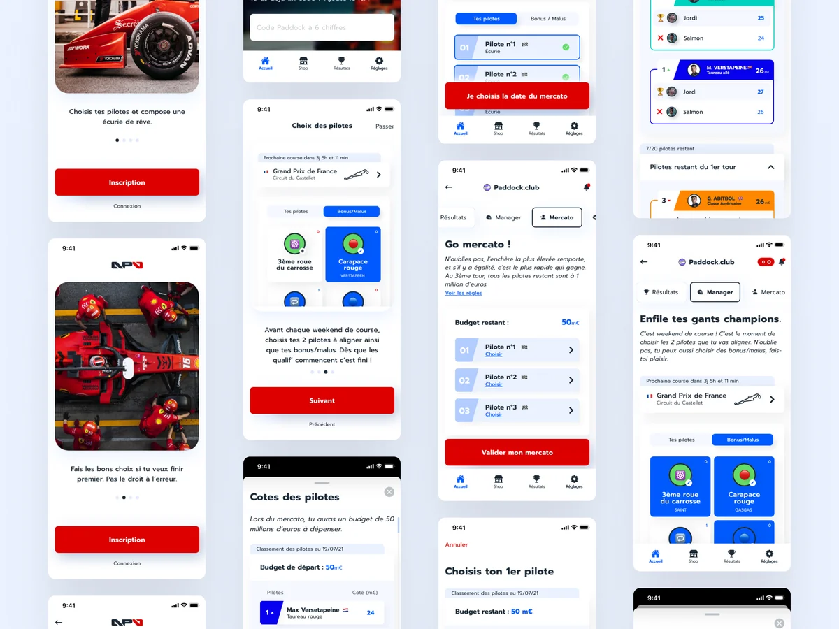 Au Premier Virage : la première app de Fantasy League F1 - visuel 2