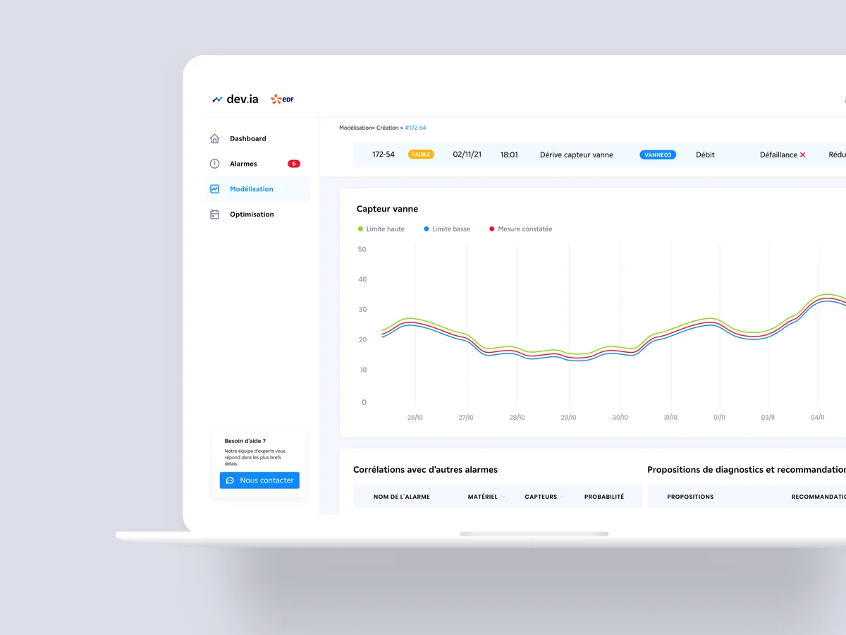 EDF Pulse Yxir - Design d'un SaaS