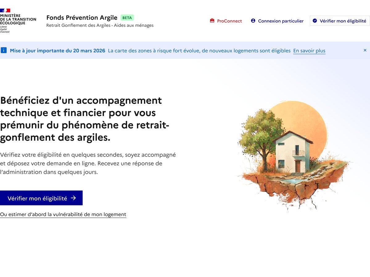Fonds Prévention Argile : une aide de l'État contre les fissures, du simulateur au dossier