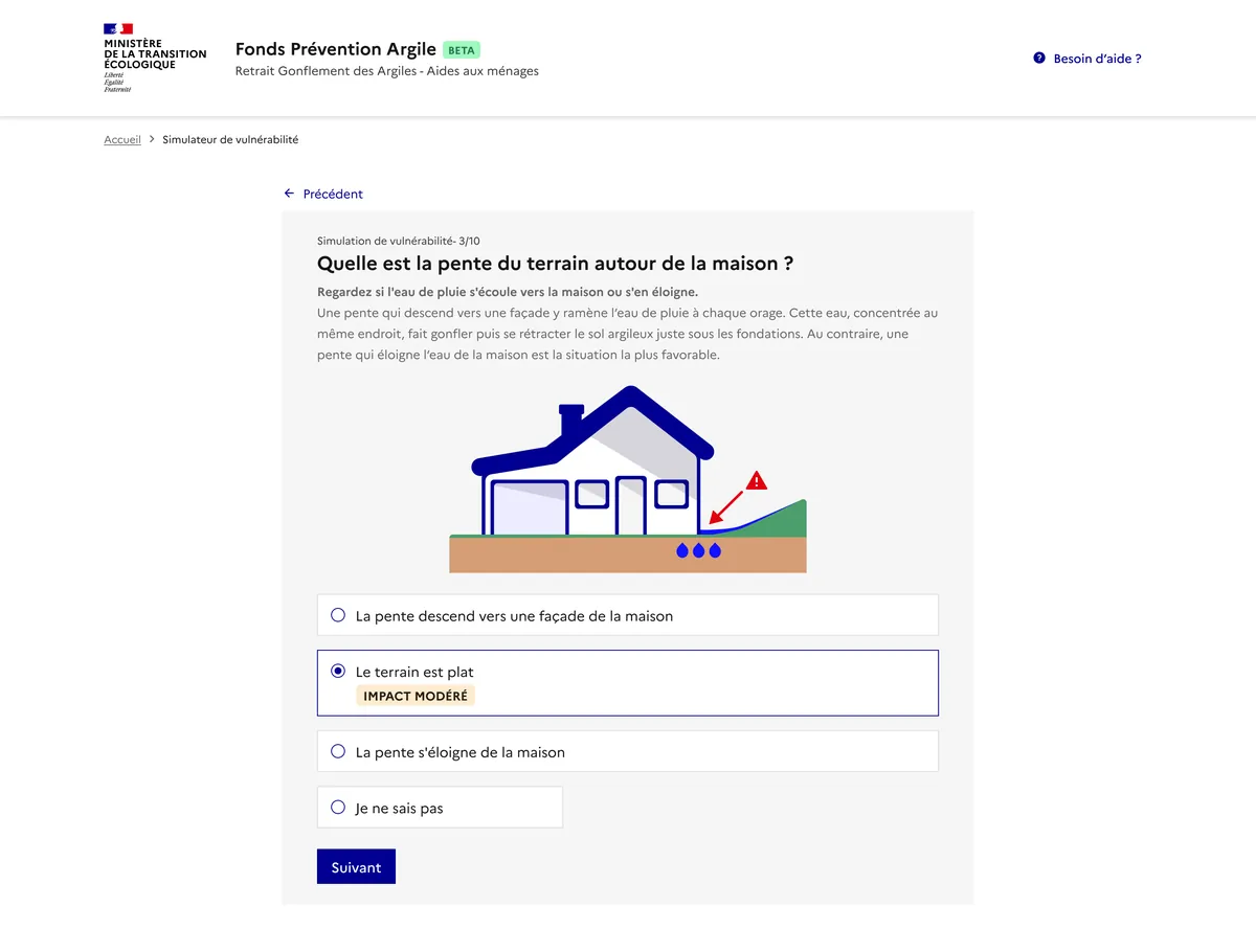 Une question illustrée du simulateur de vulnérabilité